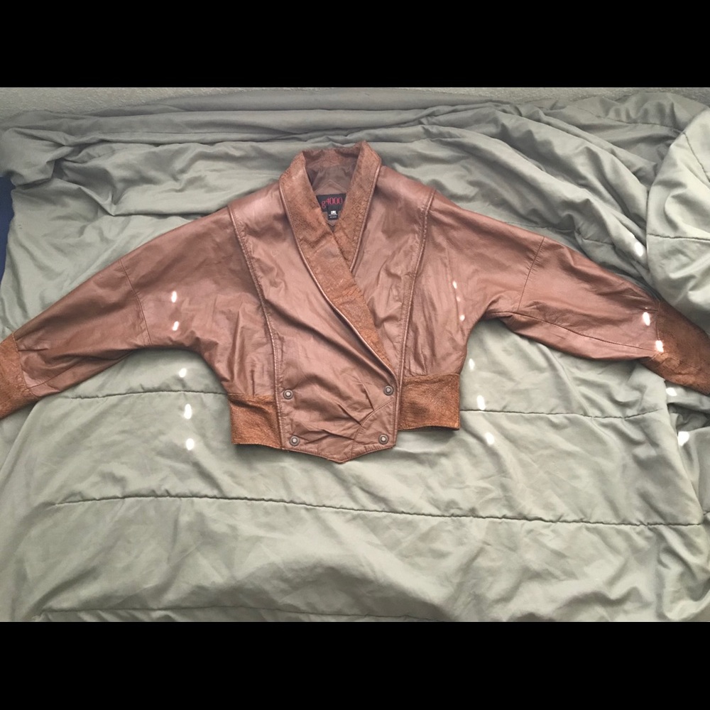 Brown Leather g4000 Jacket